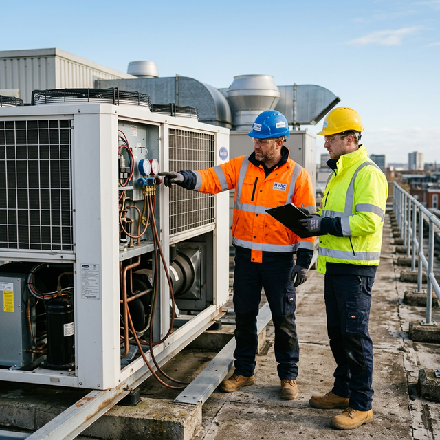 AHU and FCU servicing for commercial buildings